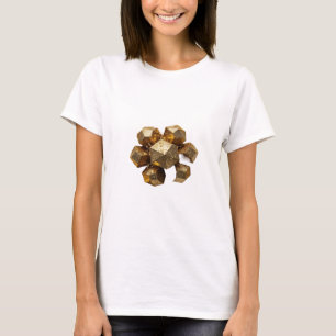 Knackiges Silber ABSTRACT ART Mode Druck T-Shirt