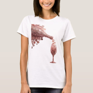 Knackiges Silber ABSTRACT ART Statement Design T-Shirt