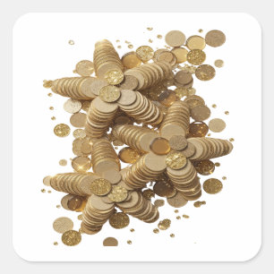 Knackiges Silber GEMS OF ABUNDANCE Sticker Design
