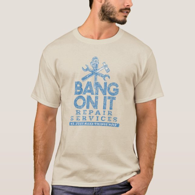 Knall auf IT-Reparaturdienstleistungen T-Shirt (Vorderseite)