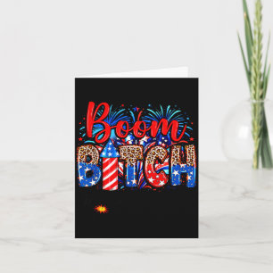 Knall geh weg usa 4. Juli Feuerwerk Boo Karte