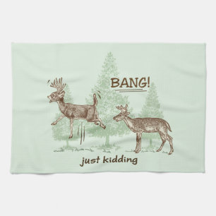 Knall! Hör auf! Spaß Handtuch