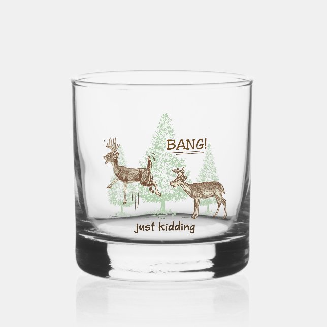 Knall! Ich mach nur Schluss! Spaß Whiskyglas (Vorderseite)