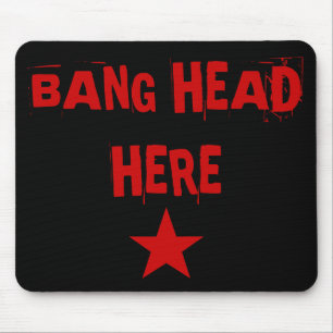 Knall-Kopf hier Mousepad