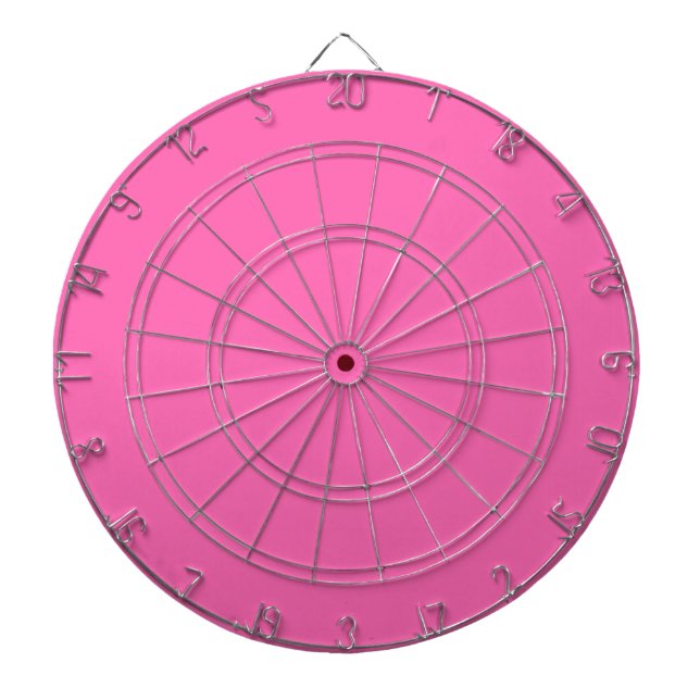 Knallrosa Dartscheibe (vorne)