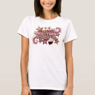 Knallrosa WINE MEETING GEPLANT Drucken T-Shirt