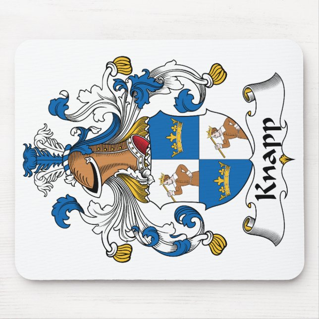 Knapp Familienwappen Mousepad (Vorne)