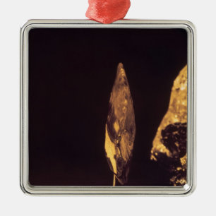 Knapped Axt- oder Stangenkopf Silbernes Ornament