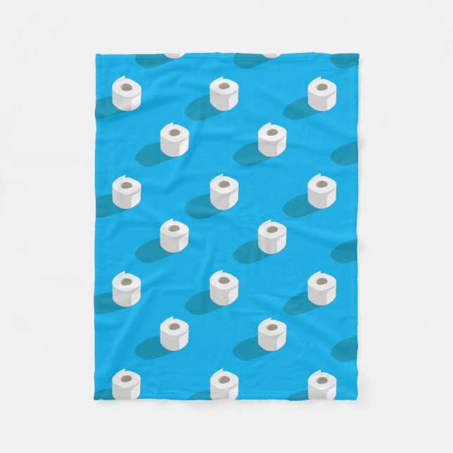 Knappheit an Toilpapier Fleecedecke (Vorderseite)