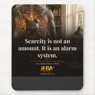 Knappheit Ist Ein Alarmsystem Buchzitat Mousepad
