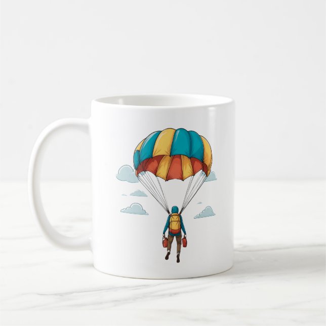 Knapsack Parachute Mug (Gauche)