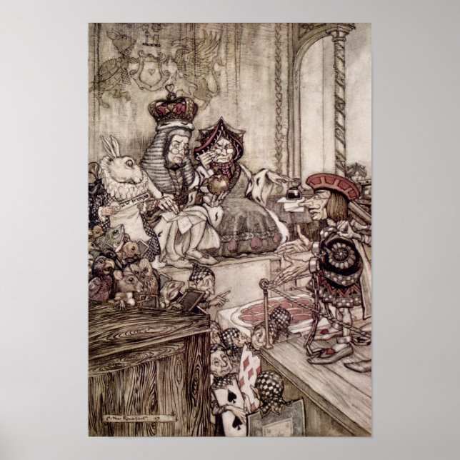 Knave vor König und Königin des Herzens Poster (Vorne)