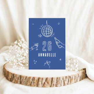 Knechte handgezeichnete Arche Geburtstagsgetränke  Einladung