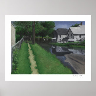 Knee-Deep, südlich von Wickham St. Poster