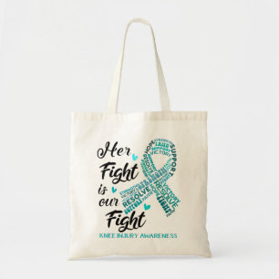 Knee Injury Awareness Month Ribbon Gifts Tragetasche