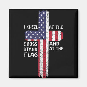 Kneel Cross am Gedenktag nie vergessen Magnet