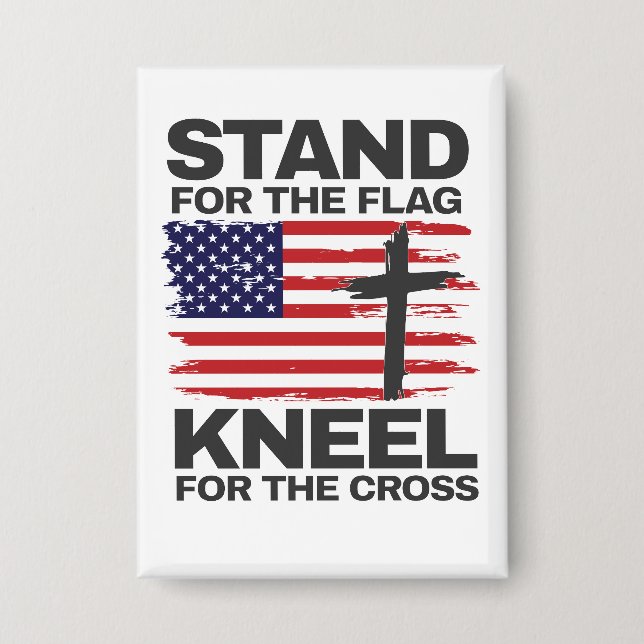 Kneel für das Kreuz Button (Vorderseite)