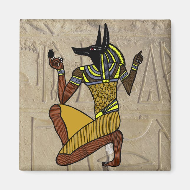 Kneeling Anubis Magnet (Vorne)