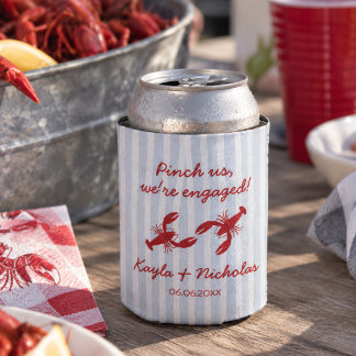 Kneif uns, wir sind verlobt! Crawfish-Paar-Dusche Dosenkühler