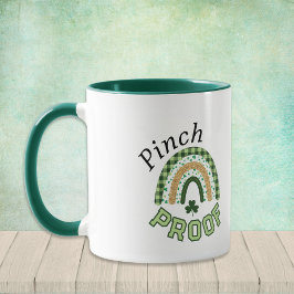 Kneifgeschützter St. Patrick's Day Grüner Regenbog Tasse