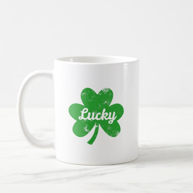 Kneifschutz St. Patrick's Day Kaffeetasse (Links)