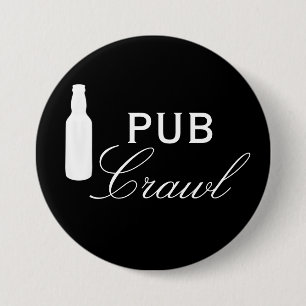 Kneipentour Bier Tagestrinken Button