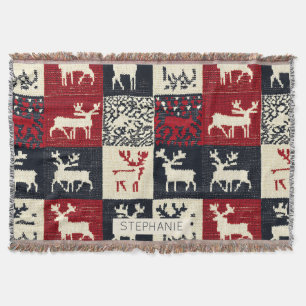 Knetmuster Weihnachtsmuster Rustikal Decke