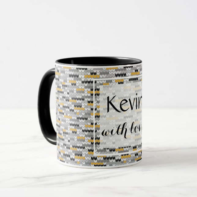 Knette Melange. Tasse (Vorderseite Links)