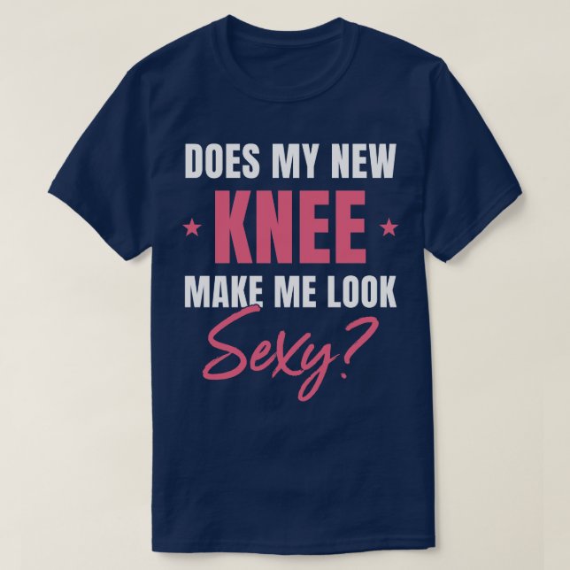Knie-Operation-Erholung für Frauen Knee-Ersatz T-Shirt (Design vorne)