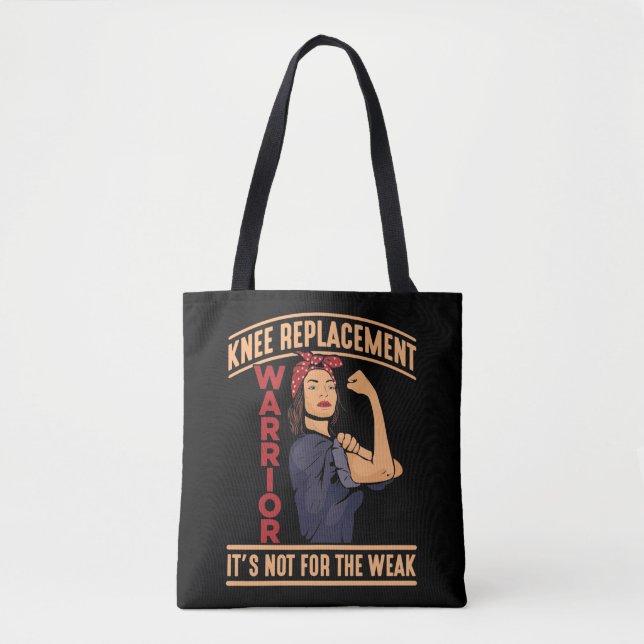 Knie-Operation-Erholung Knie-Ersatzkrieger Tasche (Vorderseite)