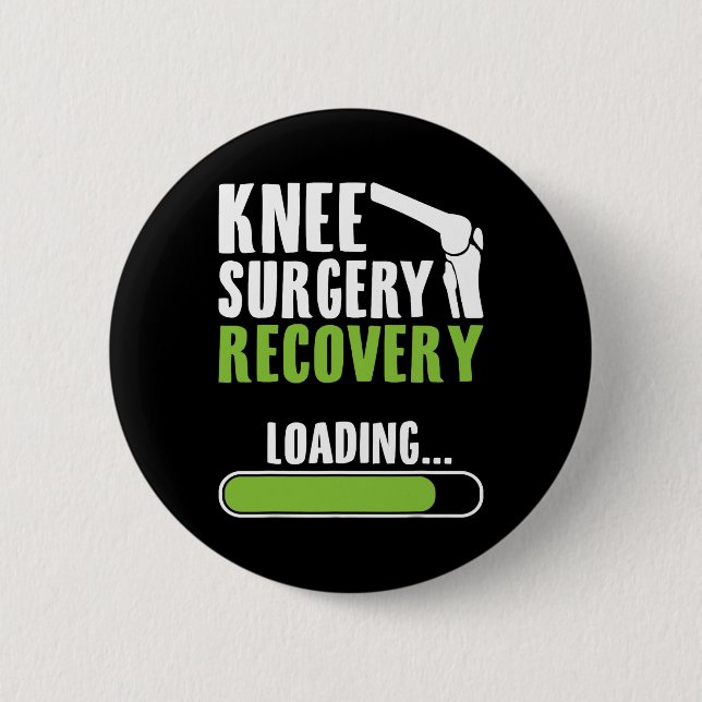 Knie-Operation-Erholung-Ladung - Gelenkknie ersetz Button (Vorderseite)