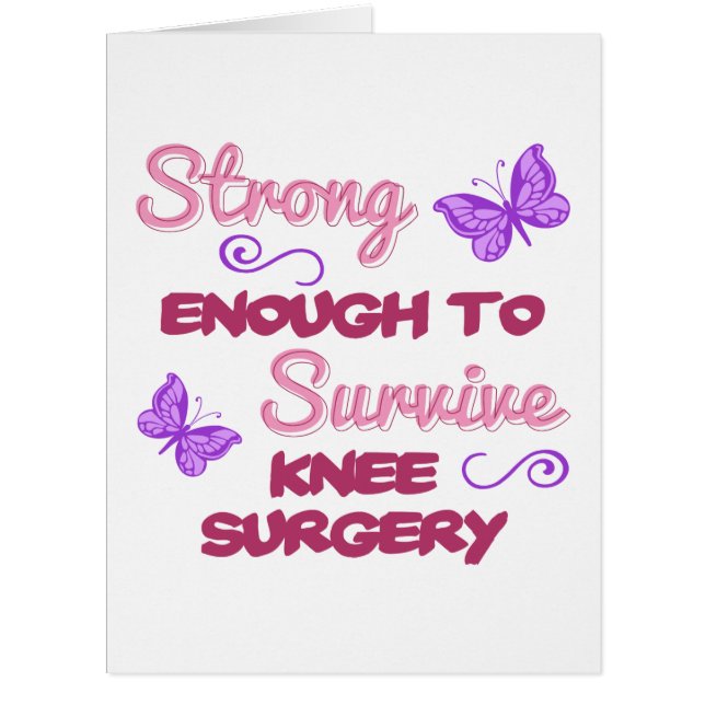 Knie Operation Strong (Vorderseite)