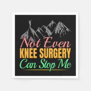 Knie-Operation-Wanderangebot - Bergsteigen Serviette