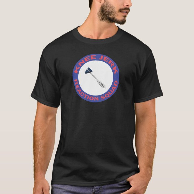 Knie-Ruck-Reaktions-Shirt - Männer T-Shirt (Vorderseite)
