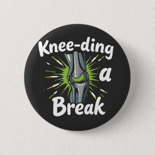 Kniebedeckung für eine knackige Knie-Replacement Button
