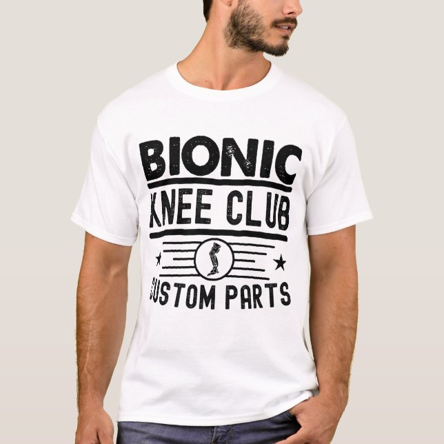 Kniebesatz-Knie-Knie-Austausch T-Shirt (Vorderseite)