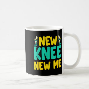 Knieersatz-Erholung Neues Knie Neues Ich Nach Su Kaffeetasse
