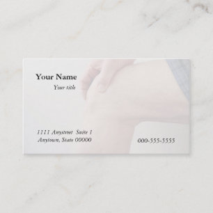 Kniekarte Visitenkarte