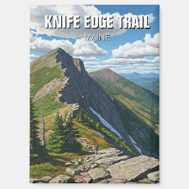 Knife Edge Trail Katahdin Maine Magnet