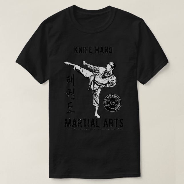 Knife Hand Sensei Martial Arts T-Shirt (Design vorne)