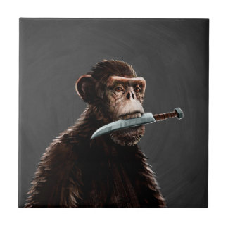 Knife-Kampf-Affe Fliese