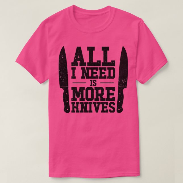 Knifemaking Knife Making Bladesmith Smithing Knive T-Shirt (Design vorne)