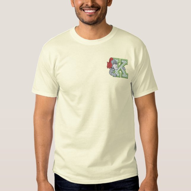 Knight Besticktes T-Shirt (Vorderseite)