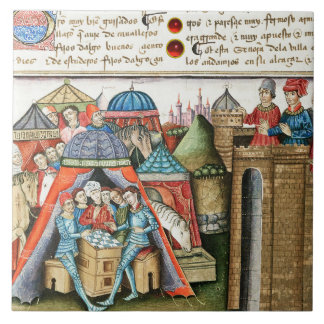 Knight Cifar Watches the Enemy Camp Play Chess  Fliese