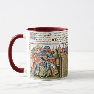 Knight Cifar Watches the Enemy Camp Play Chess  Tasse