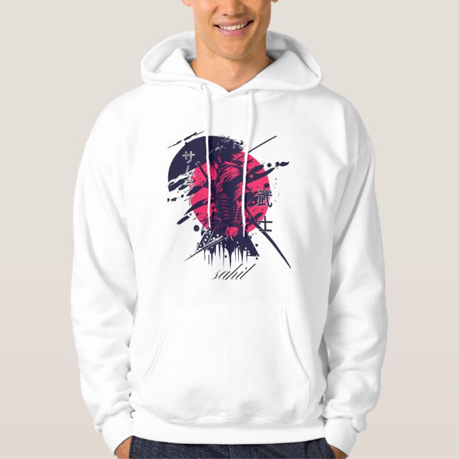 Knight Devil Men's Hoodie | gotische Mittelalterst (Vorderseite)
