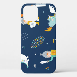 Knight Dragon Castle Childish Pattern Case-Mate iPhone Hülle