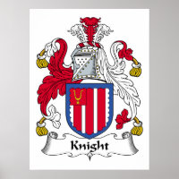 Knight Familienwappen