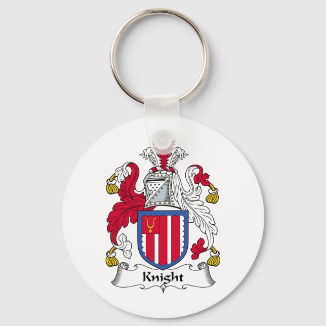 Knight Familienwappen Schlüsselanhänger (Vorderseite)