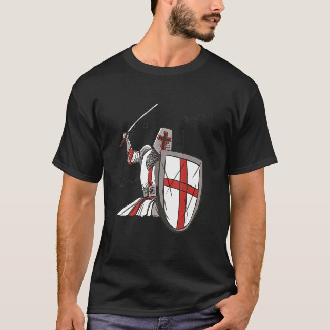 Knight Medieval and Renaissance Ren Fair T-Shirt (Vorderseite)